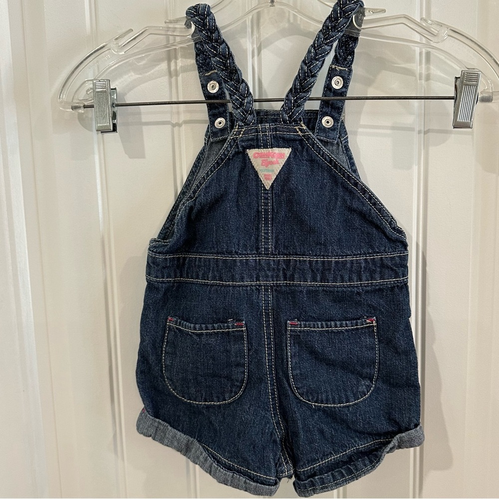 Vintage Oshkosh Overalls Shortalls Size 24 Months